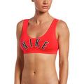Nike Swim Women's Multi Logo Scoop Neck Bikini Top