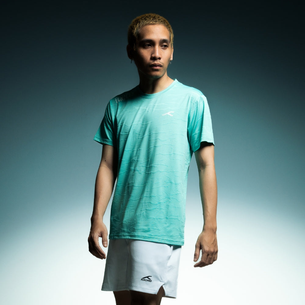 Hundred Textured Unisex Round Neck Tee
