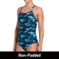 Nike Swim Hydrastrong Multi Print Women's Racerback Low Leg One Piece