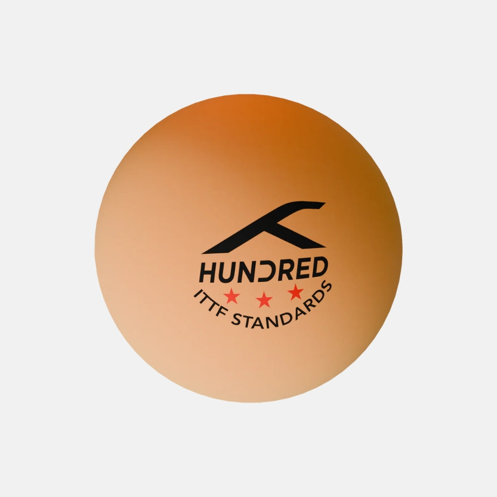 Hundred Tournament 3-Star Table Tennis Ball (6 in 1)