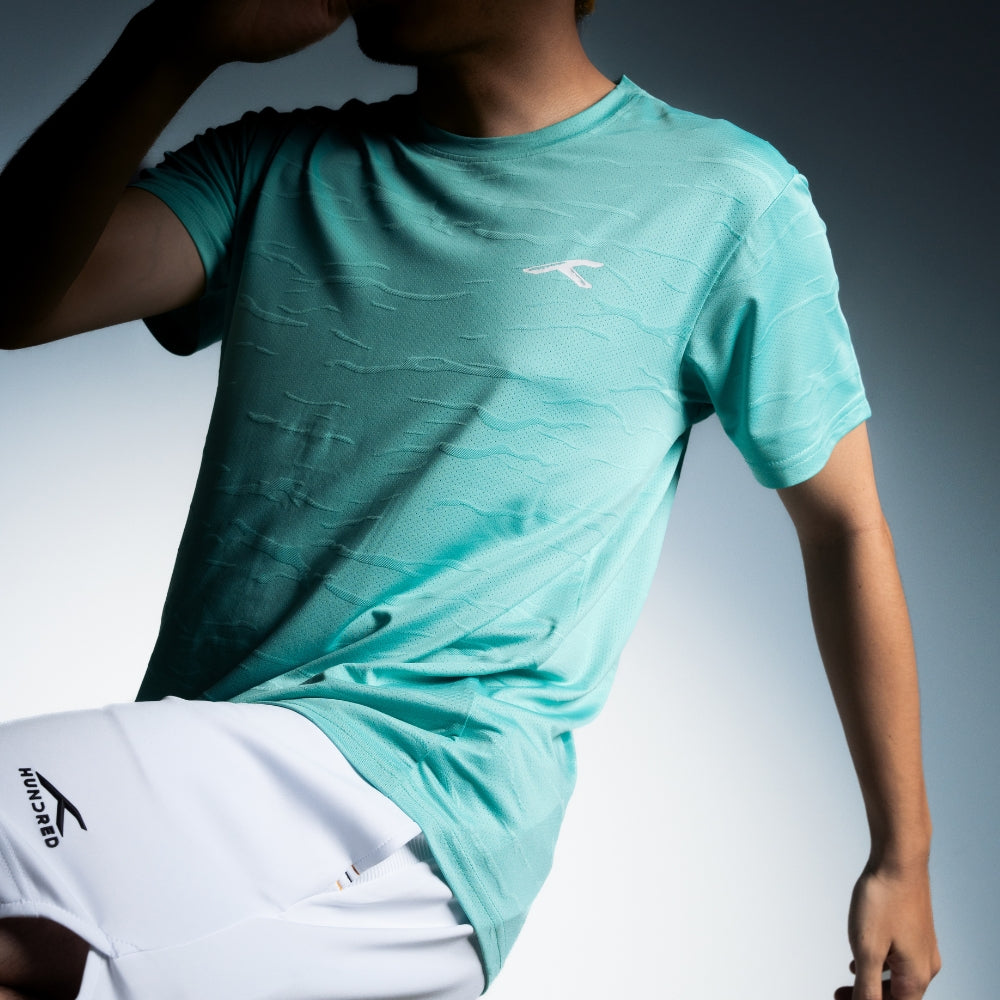 Hundred Textured Unisex Round Neck Tee