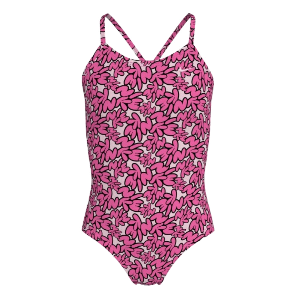 Nike Swim Bubble Script Girls' Crossback One Piece