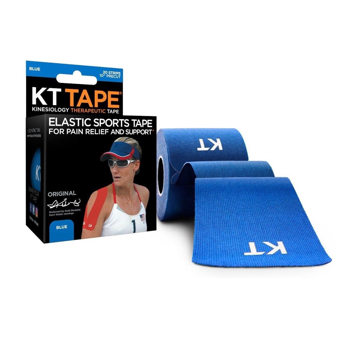 KT TAPE 20 PRECUT 10'' STRIPS ORIGINAL COTTON