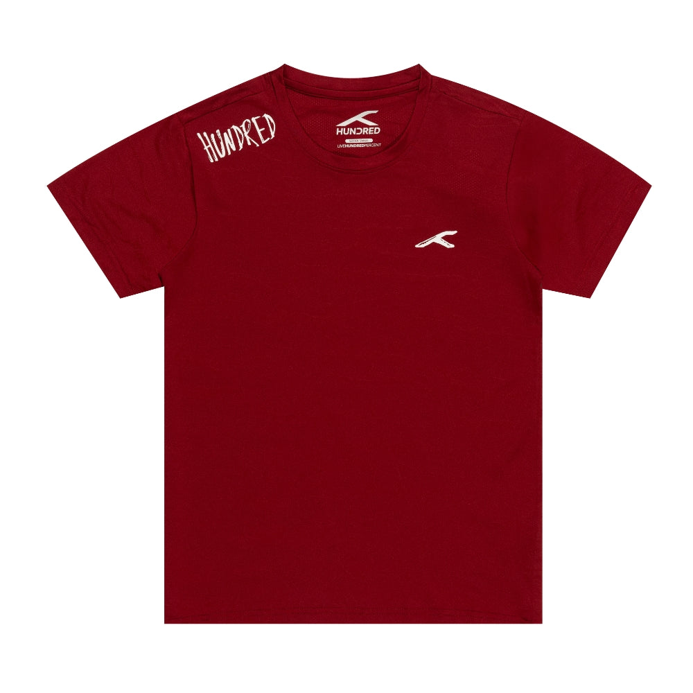 Hundred Textured Unisex Round Neck Tee