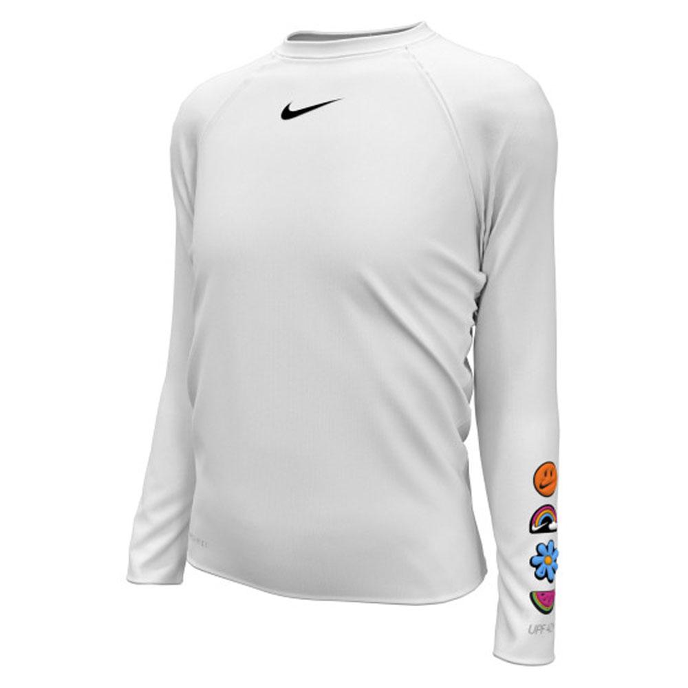 Nike Swim Charms Hydroguard Girl's Long Sleeve Top