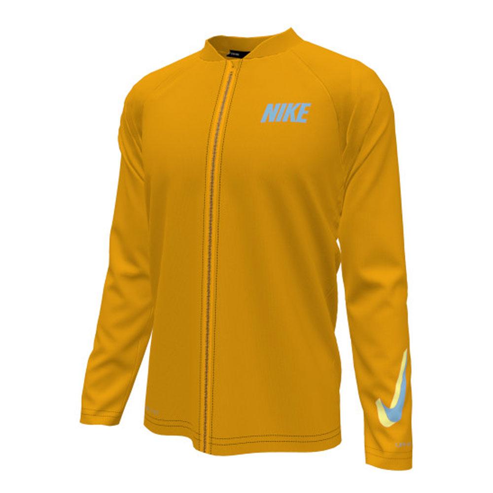 Nike Swim 3D Swoosh Boy's Long Sleeve Zip Hydroguard