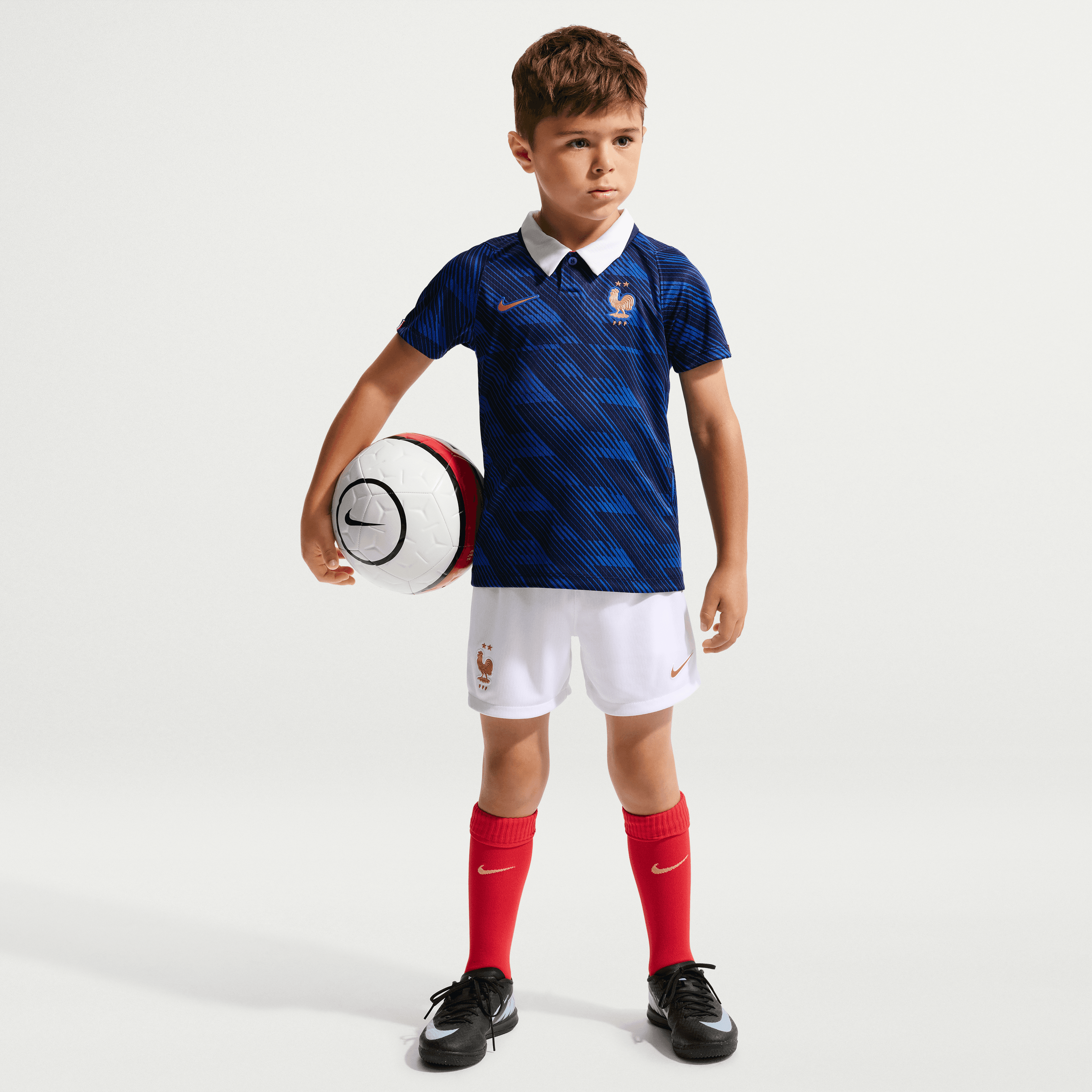 Nike FFF 2026 Stadium Home Younger Kids' 3-Piece Kit