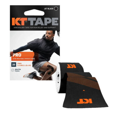 KT TAPE - PRO 20 PRECUT 10'' STRIPS SYNTHETIC