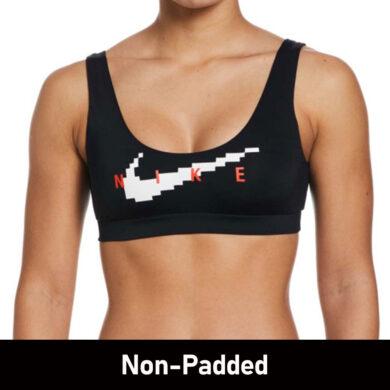 Nike Swim Women's Multi Logo Scoop Neck Bikini Top