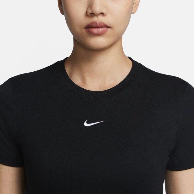 Nike Sportswear Essential Women’s Slim-Fit Crop T-Shirt - SportsClick