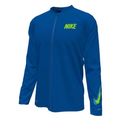 Nike Swim 3D Swoosh Boy's Long Sleeve Zip Hydroguard