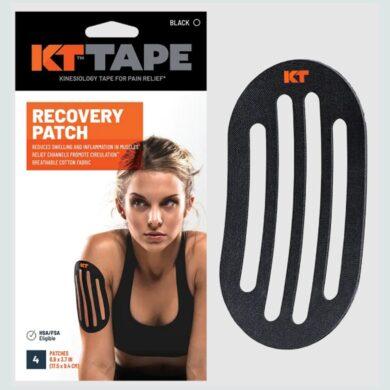 KT TAPE - RECOVERY PATCH® 4CT (BLACK)